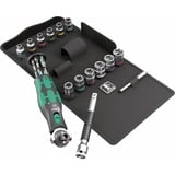 Wera 8009 Zyklop Pocket Set 3, Set d'embouts de vissage Noir/Vert, 27 pièces