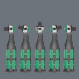 Wera 8009 Zyklop Pocket Set 3, Set d'embouts de vissage Noir/Vert, 27 pièces