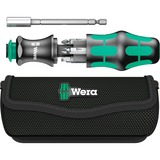 Wera Kraftform Kompakt 28 avec étui, Clés mixtes à cliquet Noir/Vert, 6 pièces
