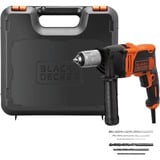 BLACK+DECKER BEH850K, Perceuse à percussion Orange/Noir