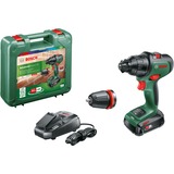 Bosch AdvancedImpact 18 1500 tr/min Sans clé 1,1 kg Noir, Vert, Perceuse/visseuse Vert/Noir, Perceuse à poignée pistolet, Sans clé, Sans brosse, 1,3 cm, 1500 tr/min, 3,5 cm