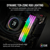 Corsair 32 Go DDR5-6000 (2x 16 Go) mémoire vive Noir, CMH32GX5M2D6000Z38, EXPO