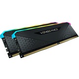 Corsair 64 Go DDR4-3200 Kit, Mémoire vive Noir, CMG64GX4M2E3200C16, Vengeance RGB RS, XMP 2.0