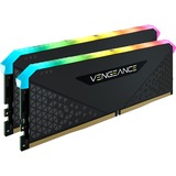 Corsair 64 Go DDR4-3200 Kit, Mémoire vive Noir, CMG64GX4M2E3200C16, Vengeance RGB RS, XMP 2.0