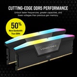 Corsair Vengeance RGB 32 Go DDR5-6000 (2x 16 Go) mémoire vive Noir, CMH32GX5M2D6000Z38, EXPO