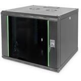 Digitus Boîtier mural Série Unique - 600 x 600 mm, Armoire informatique Noir
