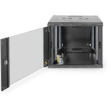 Digitus Boîtier mural Série Unique - 600 x 600 mm, Armoire informatique Noir