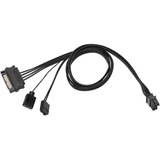 EKWB EK-Loop OmniLink SATA, Câble Noir, 0,5 mètre