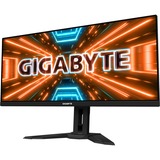 GIGABYTE M34WQ 34" Moniteur UltraWide gaming  Noir, 2x HDMI, DisplayPort, 2x USB-B, 1x USB-C, 144 Hz