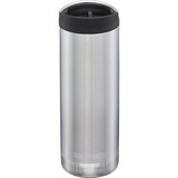 Klean Kanteen Insulated TKWide VI avec Café Cap, Gourde Acier inoxydable brossé, 473 ml