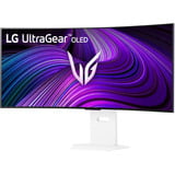 LG UltraGear 39GX90SA 39" Moniteur UltraWide gaming incurvé  Blanc, 240Hz, HDMI, DisplayPort, LAN, USB-C, audio, AMD FreeSync