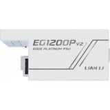 Lian Li Edge Platinum V2 alimentation 1200 watt Blanc, 1x 12V-2x6, 1x PCIe