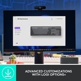 Logitech MX Mechanical, clavier Noir/gris, Mise en page aux États-Unis (international)