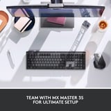Logitech MX Mechanical, clavier Noir/gris, Mise en page aux États-Unis (international)