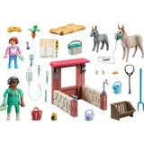 PLAYMOBIL Country - Vétérinaire de la ferme avec les ânes, Jouets de construction 71471