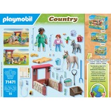 PLAYMOBIL Country - Vétérinaire de la ferme avec les ânes, Jouets de construction 71471