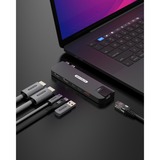 Sitecom MacBook Pro 6-en-2 Multiport, Station d'accueil Noir