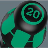 Wera 367/6 TORX HF set de tournevis Kraftform Plus + Rack Noir/Vert, 6 pièces