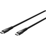 goobay Supersoft USB-C > USB-C 2.0, Câble Noir, 3 mètres