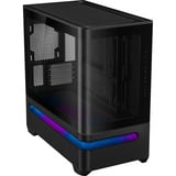 ASUS PRIME AP202 TG ARGB boîtier midi tower Noir | 2x USB-A | 1x USB-C | RGB | Window
