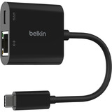 Belkin USB-C/Ethernet et adaptateur de charge (100 W) Noir
