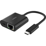 Belkin USB-C/Ethernet et adaptateur de charge (100 W) Noir