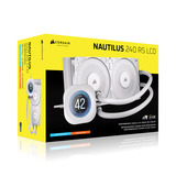 Corsair CORSAIR NAUTILUS 240 RS LCD White, Watercooling Blanc