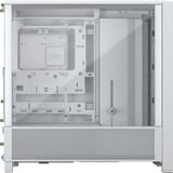 Corsair FRAME 4000D midi tower, boîtier pc Blanc | 2x USB-A | 1x USB-C | Verre Trempé