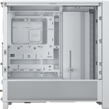 Corsair FRAME 4000D midi tower, boîtier pc Blanc | 2x USB-A | 1x USB-C | Verre Trempé