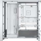 Corsair FRAME 4000D midi tower, boîtier pc Blanc | 2x USB-A | 1x USB-C | Verre Trempé