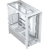 Corsair FRAME 4000D midi tower, boîtier pc Blanc | 2x USB-A | 1x USB-C | Verre Trempé