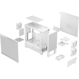 Fractal Design Pop Air RGB boîtier midi tower Blanc | 2x USB-A | RGB | Verre Trempé