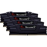 G.Skill Ripjaws V F4-3200C16Q-128GVK module de mémoire 128 Go 4 x 32 Go DDR4 3200 MHz Noir, 128 Go, 4 x 32 Go, DDR4, 3200 MHz, 288-pin DIMM