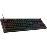 HyperX Alloy Rise RGB clavier gaming Noir, Layout FR (AZERTY), HyperX Red, 100%