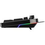 HyperX Alloy Rise RGB clavier gaming Noir, Layout FR (AZERTY), HyperX Red, 100%