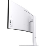 LG 49 pouces UltraWide Dual QHD 49" Moniteur incurvé  Blanc, 144 Hz, HDMI, DisplayPort, USB-C, Audio