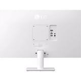 LG UltraFine 27US500-W 27" 4K UHD Moniteur  Blanc, 2x HDMI, 1x DisplayPort