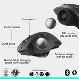 Logitech Logi MX Ero S Advanced Trackball   WL gr Graphite