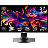 MSI MPG 272URX QD-OLED 26.5" 4K Ultra HD Moniteur gaming Noir, 1x DisplayPort, 2x HDMI, 1x USB-C, 2x USB-A, 240 Hz