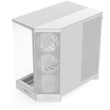 NZXT  boîtier midi tower Blanc (mat) | 2x USB-A | 1x USB-C | RGB | Verre Trempé