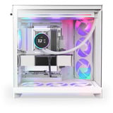NZXT  boîtier midi tower Blanc (mat) | 2x USB-A | 1x USB-C | RGB | Verre Trempé