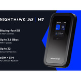 Netgear Nighthawk 5G M7 Routeur Hotspot Mobile WiFi 7 avec eSIM, WLAN-LTE-Routeur Noir