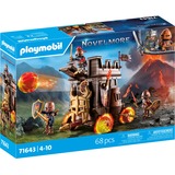 PLAYMOBIL Novelmore - Chariot des cavaliers de Burnham avec canon de feu, Jouets de construction 71643