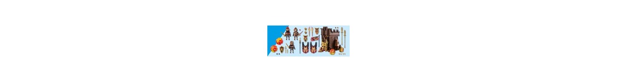 PLAYMOBIL Novelmore - Chariot des cavaliers de Burnham avec canon de feu, Jouets de construction 71643