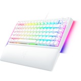 Razer BlackWidow V4 RGB clavier gaming mécanique Blanc, Layout US (QWERTY), Razer certified Mechanical Orange Switches, 75 %, Hot-swappable