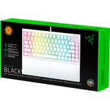 Razer BlackWidow V4 RGB clavier gaming mécanique Blanc, Layout US (QWERTY), Razer certified Mechanical Orange Switches, 75 %, Hot-swappable