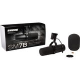 SHURE SM7B, Micro Noir, XLR, dynamique, cardioïde