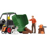 Schleich Farm World - Forester avec véhicule, Figurine 42659