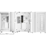 be quiet! Light Base 600 LX boîtier midi tower Blanc | 2x USB-A | 1x USB-C | RGB | Verre Trempé