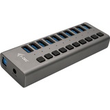 Concentrateur de charge USB 3.0 10 ports + adaptateur d'alimentation, Hub USB